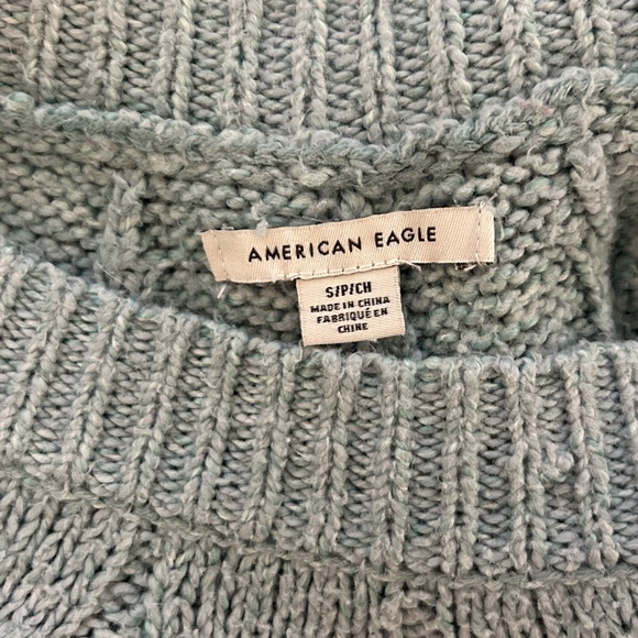 American Eagle Crop Knit Sweater, Size Small - Picture 4 of 5